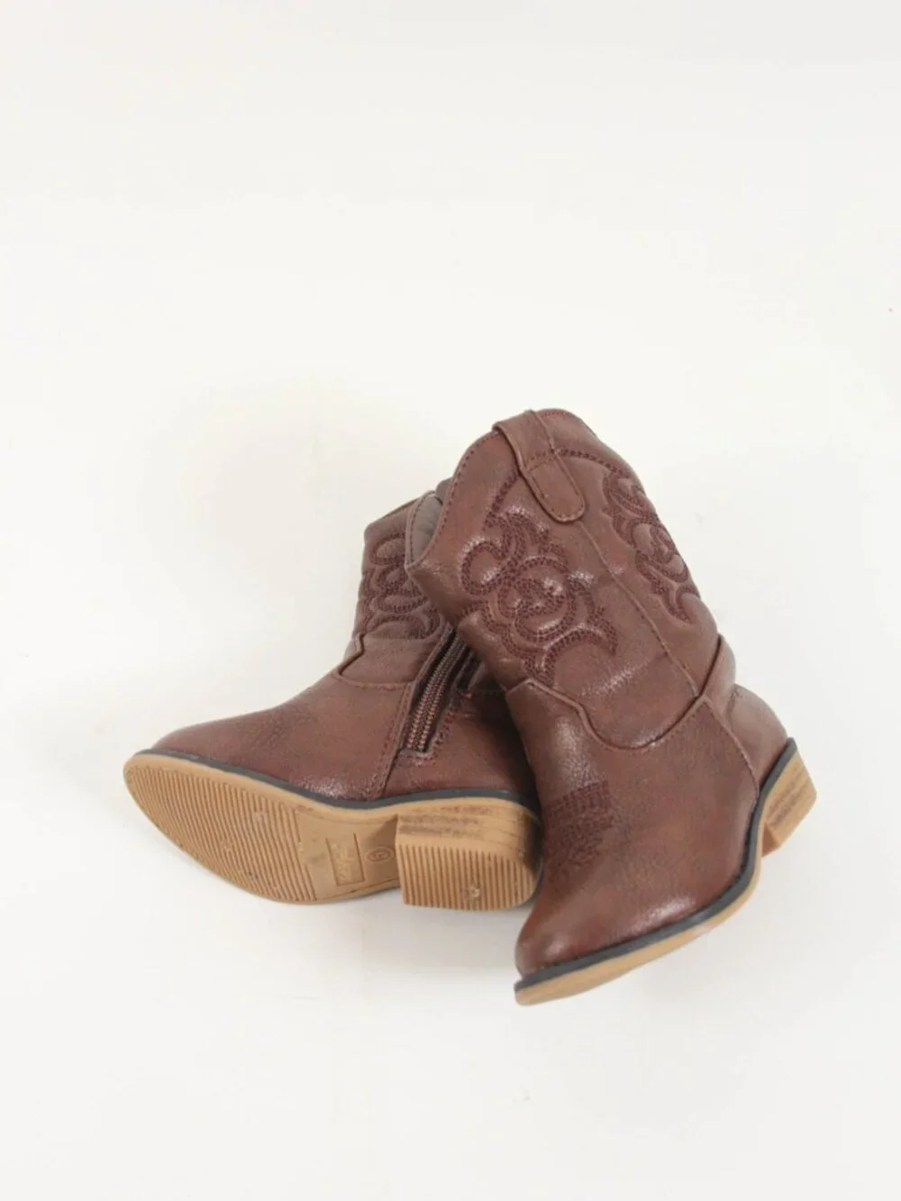 Cat & Jack Brown Western Cowboy Boots Toddler Size 5
